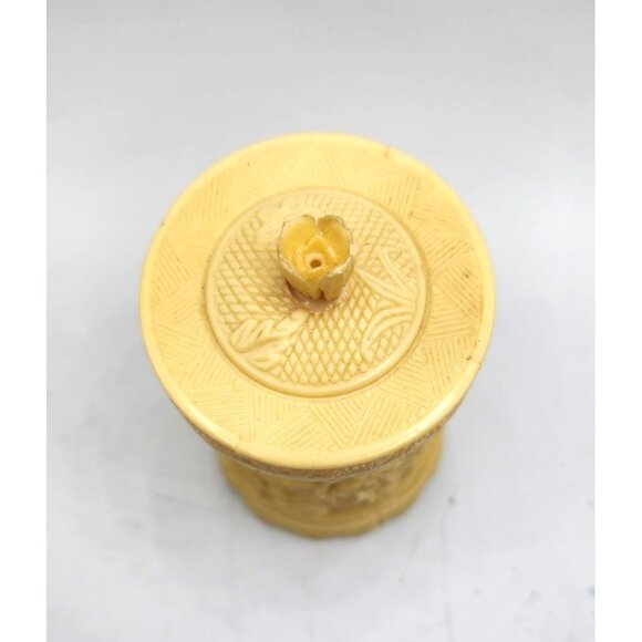 Rose Trellis Celluloid Plastic Container For Hors d'oeuvres Forks - Picture 6 of 6